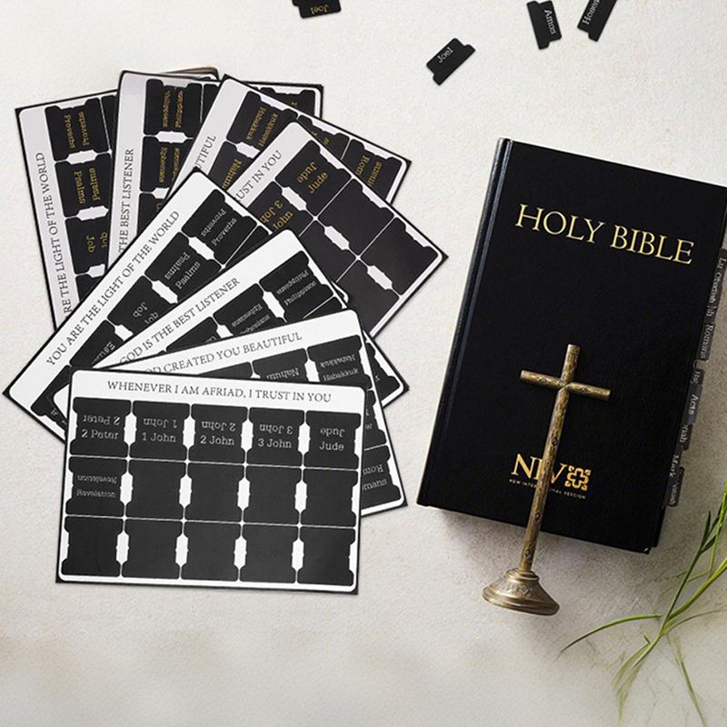 Библейские вкладки, 75 штук, красочные, ламинированные библейские вкладки для женщин и мужчин, библейские вкладки для учебной Библии, индексные вкладки для Библии, вкладки для книг Библии