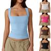 New Loose Multi-Color Versatile Fashionable Commuting Elegant Top For Spring And Summer Sleeveless T-Shirt Camisole Vest For Women