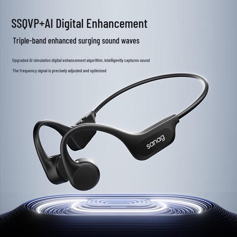 Костная проводимость Bluetooth-гарнитура Sanag B60S Pro