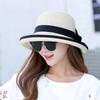 Летняя соломенная шляпа для женщин Универсальная шляпа от солнца Складная пляжная шляпа