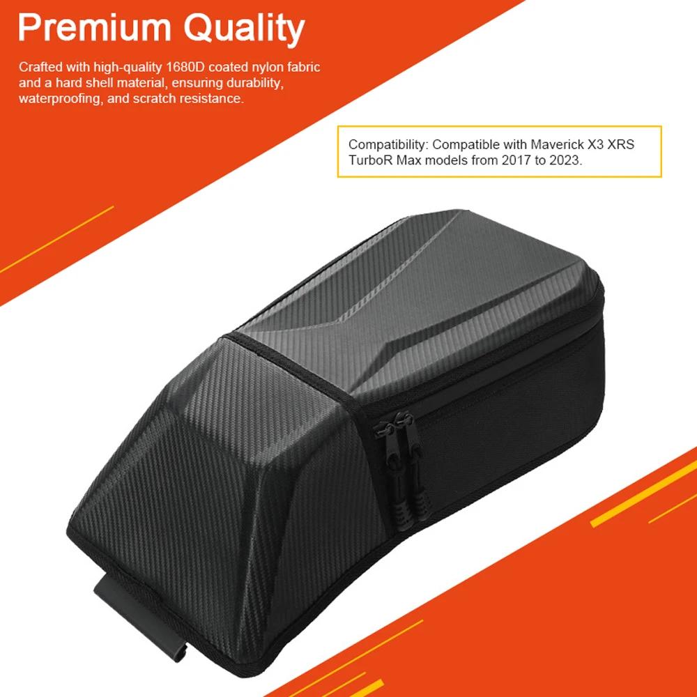 X3 Storage Bag UTV Center Shoulder Console Storage Organizer Tool Bag Compatible with Maverick X3 2017-2025