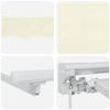 Manual Retractable Awning Cream 4.5 x 3.5 m