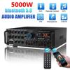 5000 Вт Bluetooth стерео усилитель объемного звука USB SD AMP FM DVD AUX ЖК-дисплей домашний кинотеатр караоке усилитель дистанционного управления