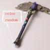 Knife Shaped Crystal Scepter, Magic Wand Combining Knife Shaped Crystal and Crystal Ball, Halloween Gift