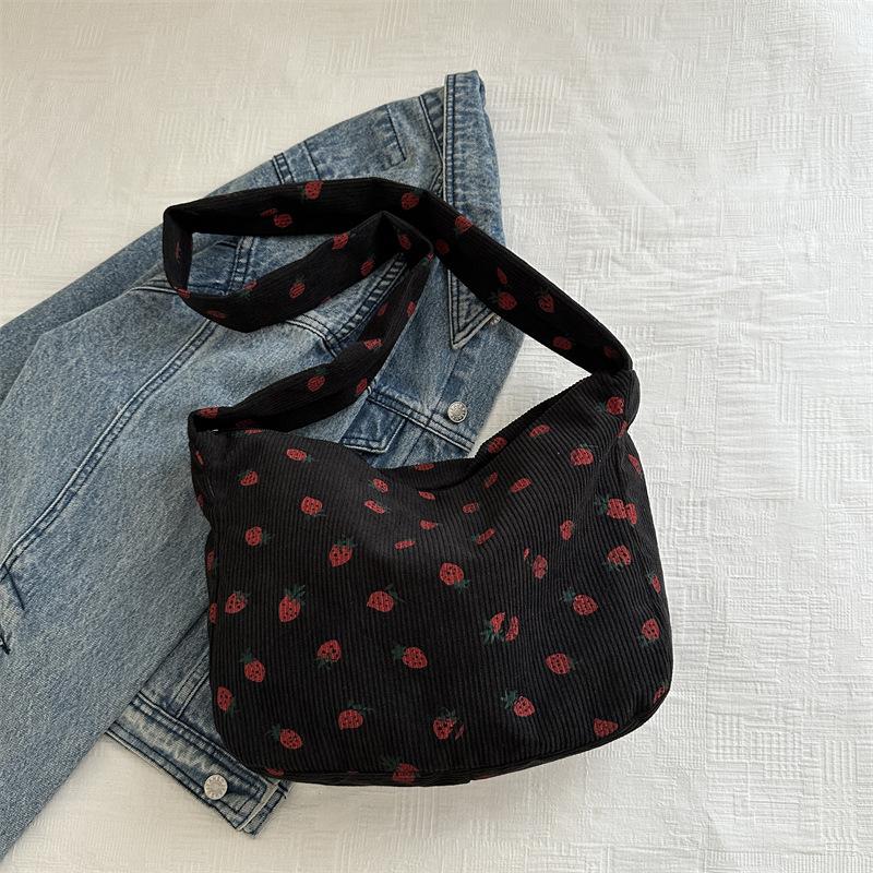 Summer Portable Tote Bag Large Capacity Beautiful Simple Fashion College Style Casual Personality Shoulder Bag