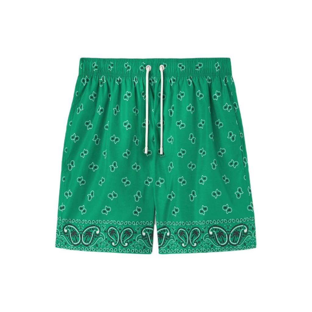 PALM ANGELS Casual Shorts Men's Green PMFD002S24FAB0055555