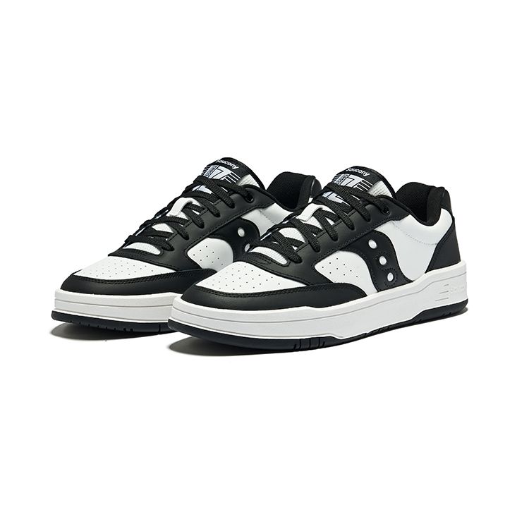 SAUCONY Кроссовки Jz Удобная Ретро Амортизация Прочные Низкие Беговые Кроссовки Унисекс Беговые Кроссовки Черные Белые S79046-5
