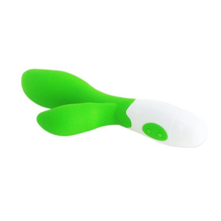 Green Silicone Multifunctional Vibrator - Pretty Love Owen