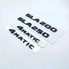 3D Silver Black Letters GLA180 GLA200 GLA220d GLA250 GLA260  4Matic Emblem for Mercedes Benz X156 H247 Car Trunk Logo Sticker