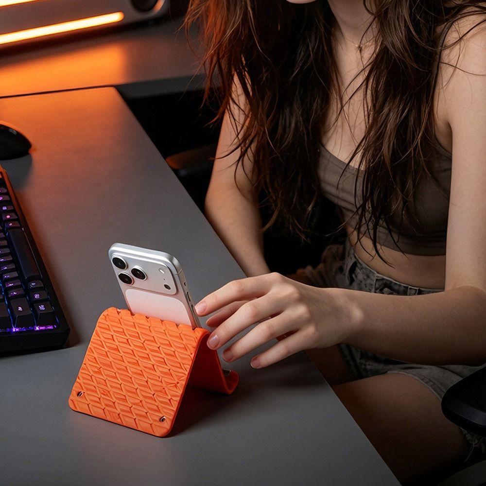 Adjustable Foldable Silicone Phone Holder Non-Slip Airplane Phone Holder