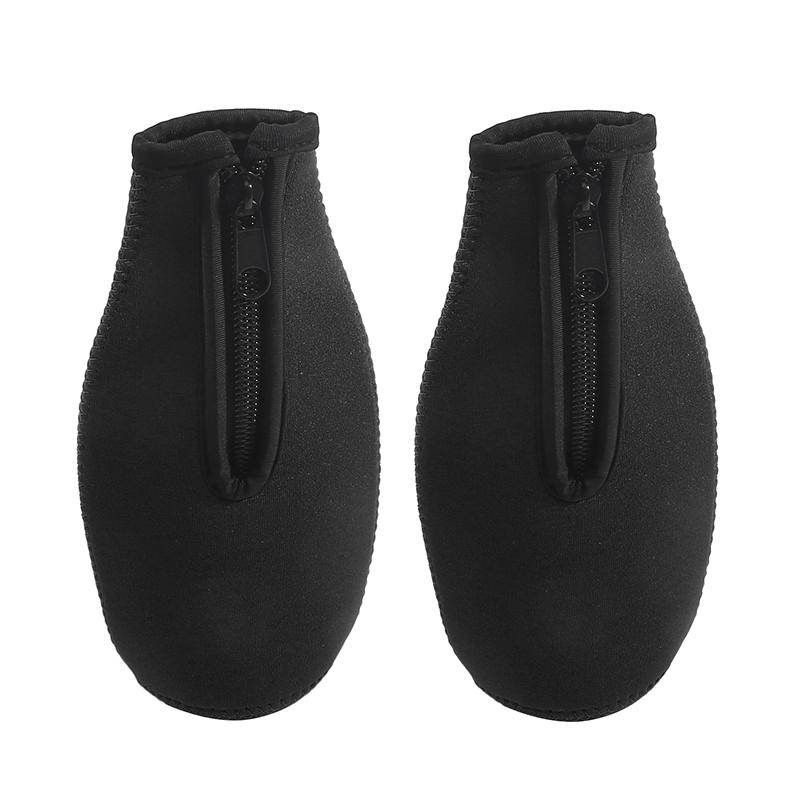 2 шт., термоизоляционный чехол для пивной бутылки, сохраняющий напиток холодным, застегивающийся на молнию, чехол для бутылки, чехол для охладителя пивной бутылки