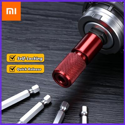 Compacted Quick Release Bit Holder M10 To 6.35mm Hexagon Shanks Fast Change Adapter Accessories Pocket Tool Converters