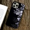 Чехол для телефона с цветочной веткой для iPhone 17,16,15,14,13,12,11 Plus,Pro Max,XS,Разноцветный Серебристый Чехол для телефона Funda Cover