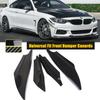 F22 Front Bumper Canard Diffuser Splitter Fins Valence Spoiler Body Kit Universal For BMW F10 F30 F31 F32 F33 Car