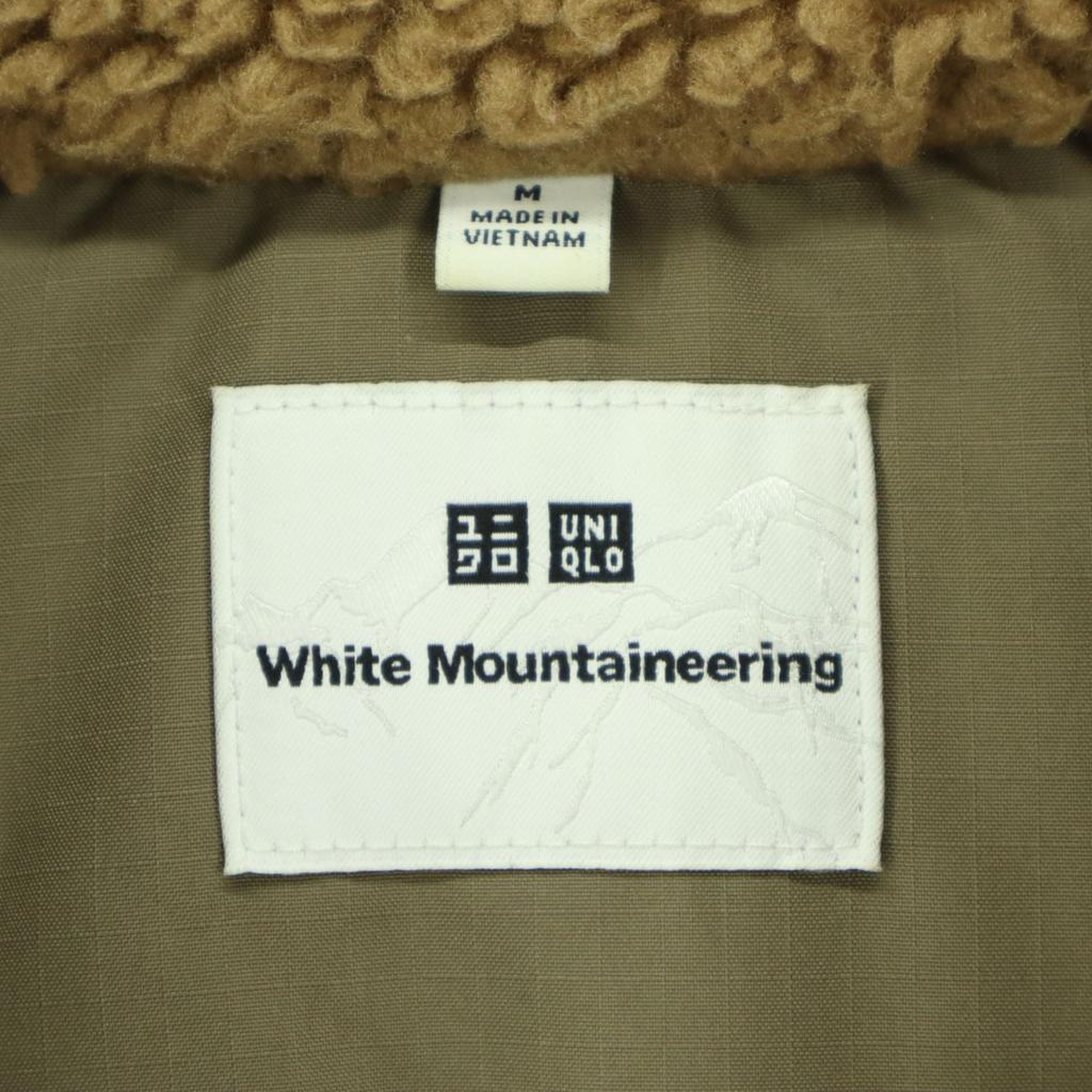Uniqlo White Mountaineering коллаборация Лонгслив Высокий воротник Бордовая куртка Мужская Б/У