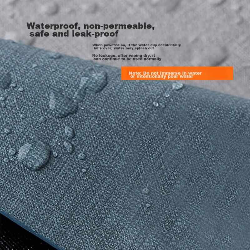 New National Standard 3C Certified Digital Heating Mouse Pad Large Size Intelligent Heating Office Computer Hand Warmer Desk Pad Black 800*330*1.8mm