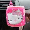 Милая накладка на руль Hello Kitty, автомобильная салфетница на сиденье, подушка под поясницу, чехол для подголовника для украшения автомобиля