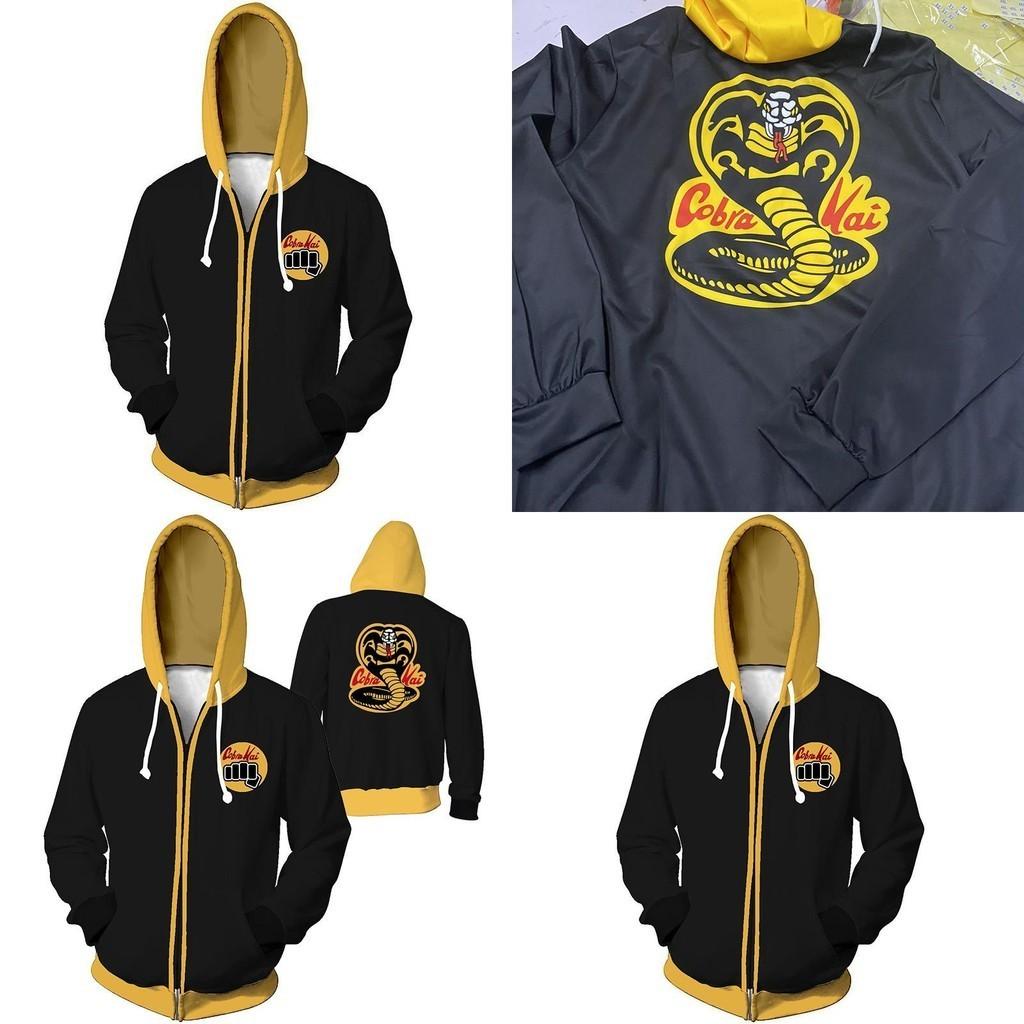 Breathable Karate Kid Val Armorr 3d Hoodie Jacket With Kangaroo Pocket