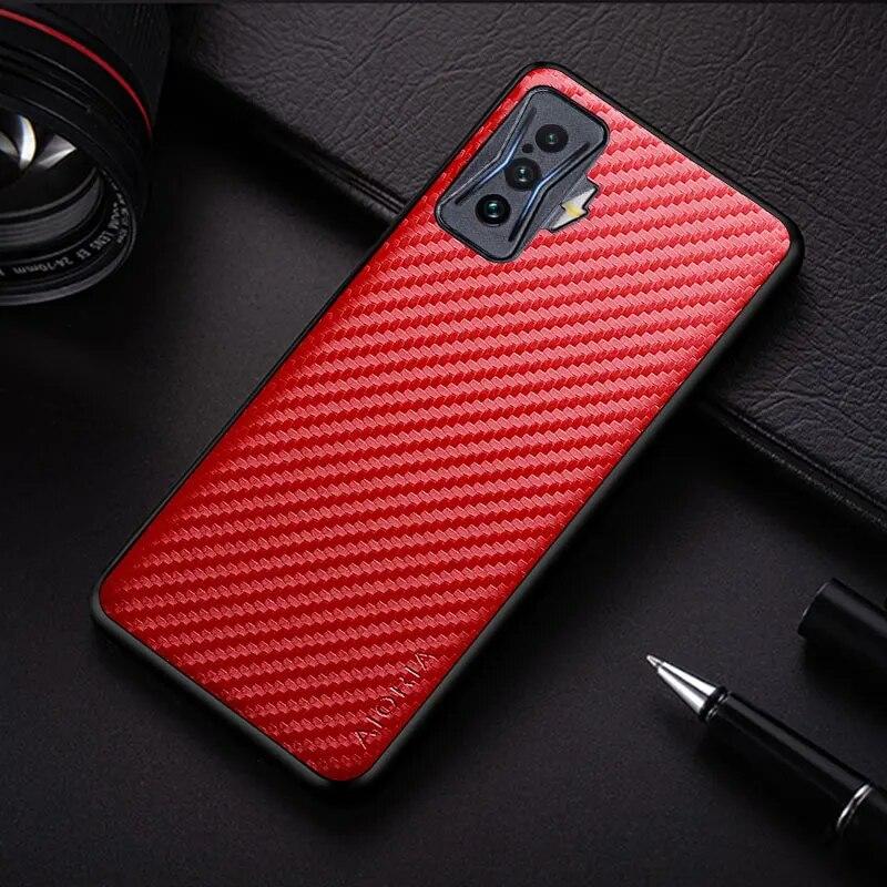 Carbon Fibre Texture Phone Case for Xiaomi Poco F4 GT Redmi K50 Gaming Fashion Design Back Cover Funda Coque for Poco F4 GT Case