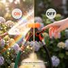 2 Way Hose Splitter Heavy Duty Metal Y Garden Hose Splitter with Shutoff Valves Outdoor Faucet Adapter 3/4 Inch GHT Water Hose C