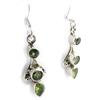Les Trésors De Lily [J5228] - Peridot 'Heaven' Silver Earrings