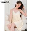 Women's Ribbed Cotton Splicing Lace Can Be Worn Outside The Loose Halter Nightgown Large Size Foreign Trade Sexy Nightgown Home Apparel Nightgowns