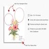 Flower Bouquet Handprint Art Craft DIY Kit, Unique Gifts for Mom from Daughter or Son for Mother's Day Birthday Christmas Grandma .(44*34cm, with