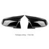 2PCS ABS Mirror Cover Rearview Side Mirror Cover for BMW 1234 Series F20 F21 F22 F23 F30 F31 F34 F32 F33 F36 X1 E84 M2 F87