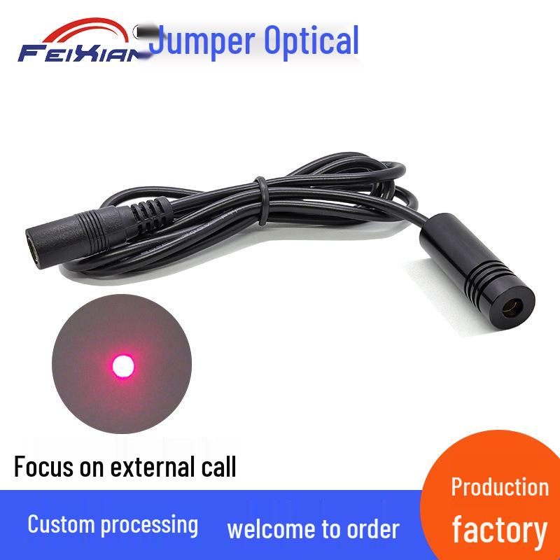 12x40mm 635nm 0.5mW Red Laser Marking Module with DC Interface