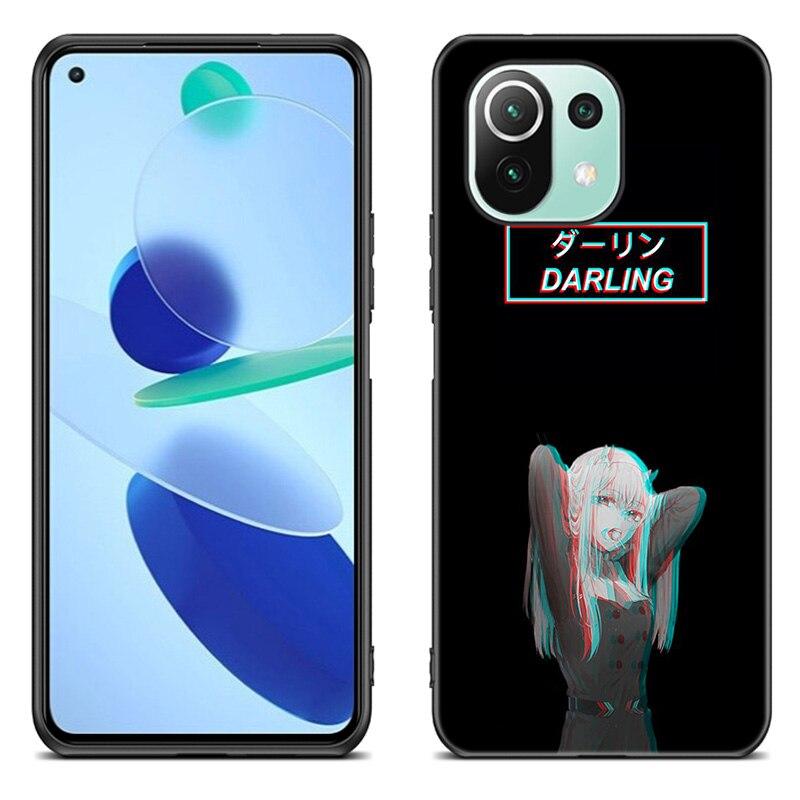Чехол Zero Two Darling in the FranXX Anime для Xiaomi Mi 11 Lite NE 11i 10T 11T Pro A2 A3 Lite POCO F3 M3 M4 C31 X3 Pro NFC GT