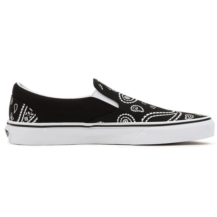 Vans Classic Slip-On Peace Paisley - Black Unisex Sneakers True-White VN0A5JMHB0E