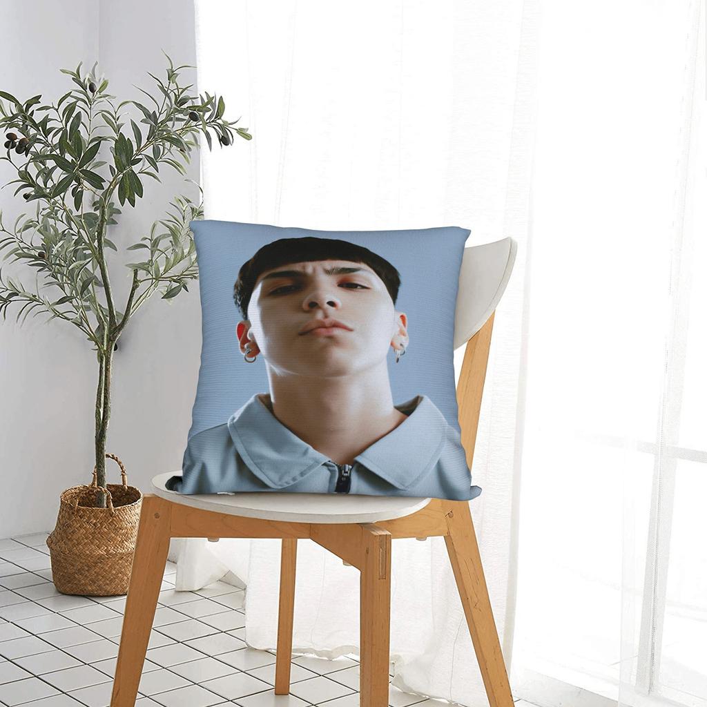 Rapper M-Milo J Pillow Case Fashion Pillow Cover Graphic Pillowcases For Sofa Bedroom Home Decor