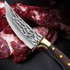 Hand-Forged Kitchen Knife Stainless Steel Chef Boning Knife Fillet Knife Meat Cleaver Cooking Knife