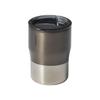 CB Japan NORA Tumbler 320 Vacuum Stainless Transparent Lid for Easy Graphite Gray SANTECO, 320ml, Stackable, Insulated, Steel, Double-Walled