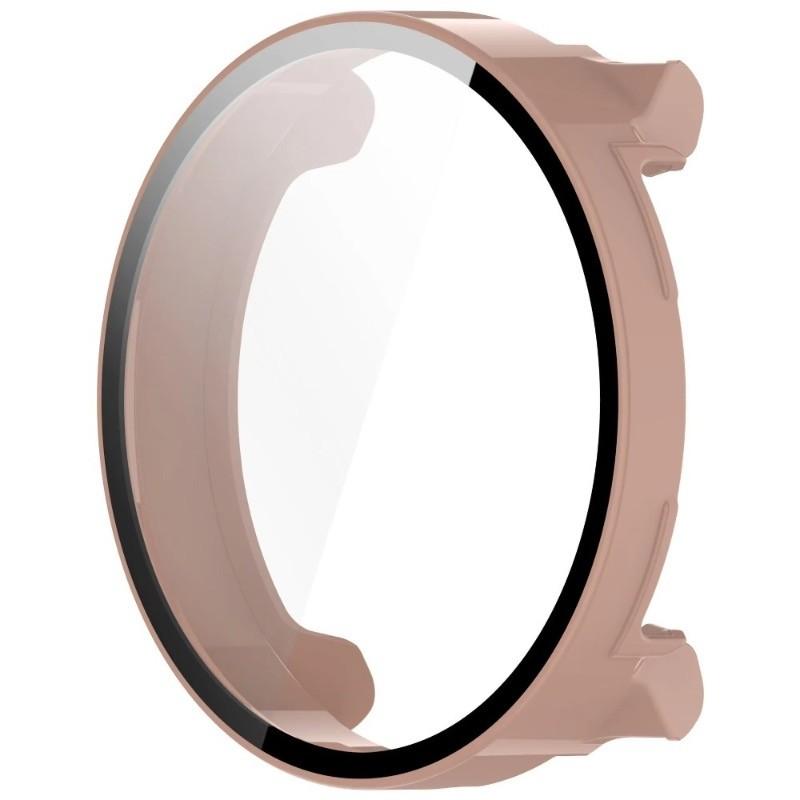 Glass Film with PC Shell for Suunto RUN All-around Bumper Anti-scratch Protective Cover + Screen Protector for Suunto Vertical