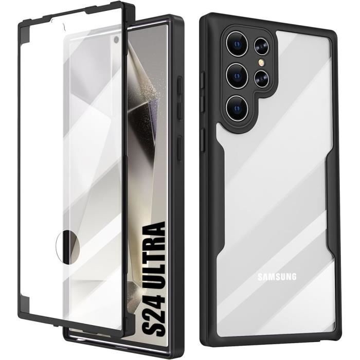 Coque de protection - BOOLING - pour Samsung Galaxy S24 Ultra - Protection 360 - Bordure renforcée - Antichoc
