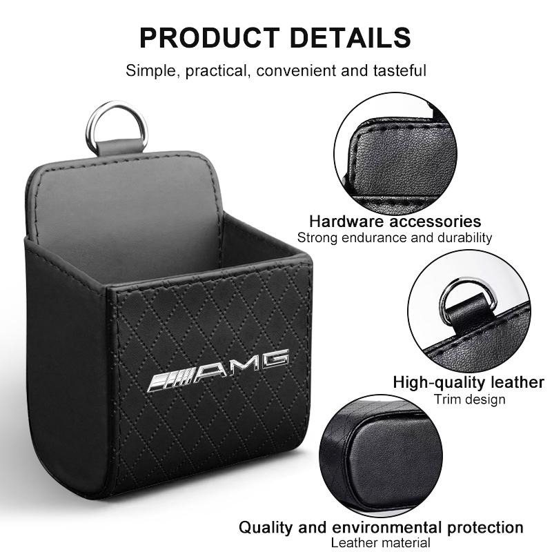 Автомобильный бокс для хранения на воздуховоде, органайзер для телефона и очков, стайлинг для Mercedes Benz AMG GLE GLS GLC CLA GLB ML C500 C200 C300 W204 W206 W205 W212 W203