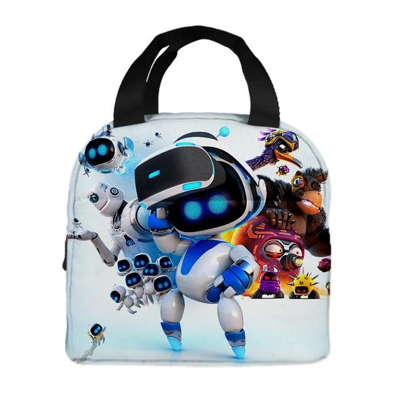 Universe Robot 3d Astro Bot Handbag Insulated Bag Cooler Capacity Lunch Bags