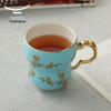 Ауратическая Мадам Фарфоровая Чашка Синий Керамический Стаканчик для Западного Озера