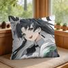 Jianxin Wuthering Waves Cushion Cover Square Short Plush Pillow Case Living Room Sofa Home Decor Funda X