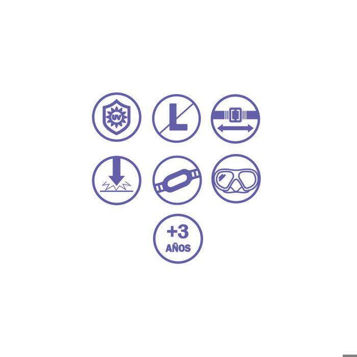 Bestway Masque Enfant Avec Sangle En Silicone Spiderman +3 Ans Plage Et Piscine 98023