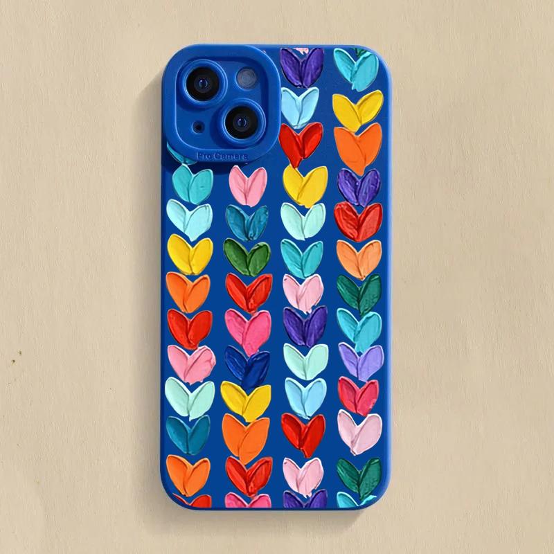 Масляная живопись Любовь Силиконовый чехол для телефона для Samsung Galaxy S24 S23 S22 S21 Ultra Plus S20 FE A14 A34 A13 A23 A33 A54 A53 A52 Чехол