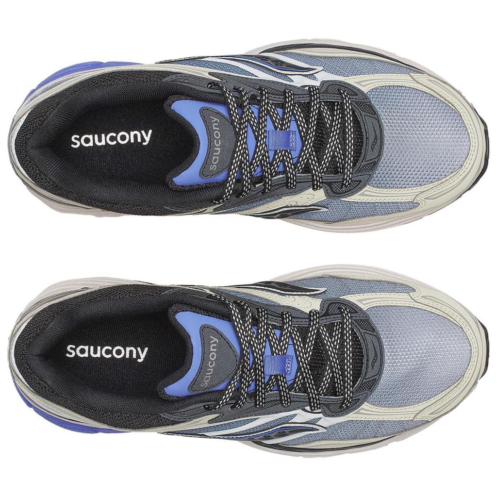 SAUCONY Кроссовки для бега Pro Grid Omni All in 9, дышащие, унисекс, серо-голубые, Saucony S70933-1