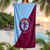 Aston Villa Football Beach Towel Soft Microfiber Summer Towel Quick Dry Absorbent Towel for Beach Swimming Pool Travel