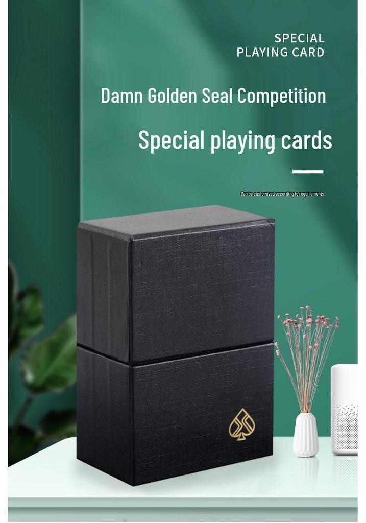 Подарочный набор игральных карт Guandan Jinxī Competition Edition и руководство по навыкам - Немецкий сувенир Карты с черным сердечником
