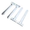 4PCS 16in Trailer Door Hinge Strap Metal Side Door Enclosed Trailer Offset Bent Hinge for Cargo Utility RV