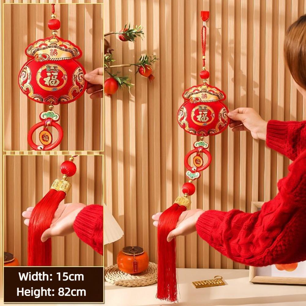 Home Decor Fu Tassels Pendants Chinese New Year Decoration New Year Hanging Pendant