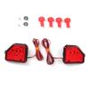 2 Pcs Car Tail Light Wrangler JL 2018-2021 Car Rear Bumper LED Rear Fog
