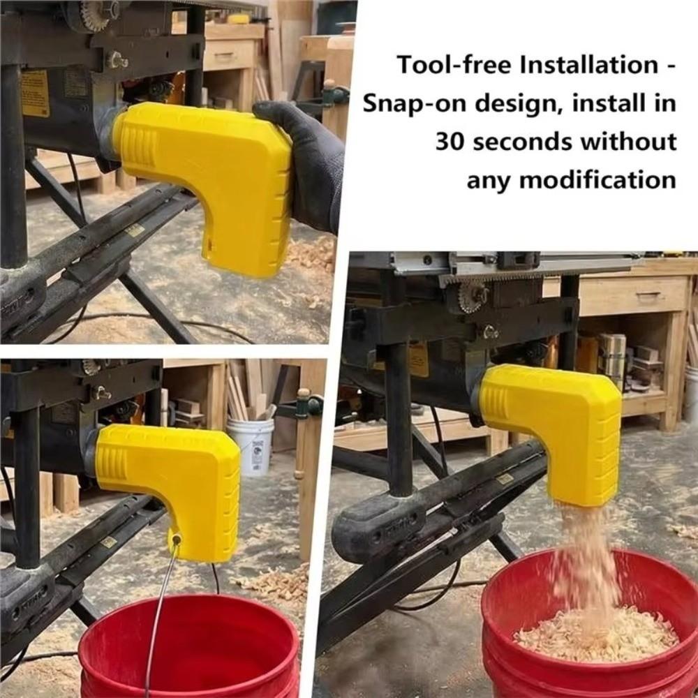 Tool-Free Installation Table Saw Dust Extraction Adapter Dust Removal Tool for DWE7485