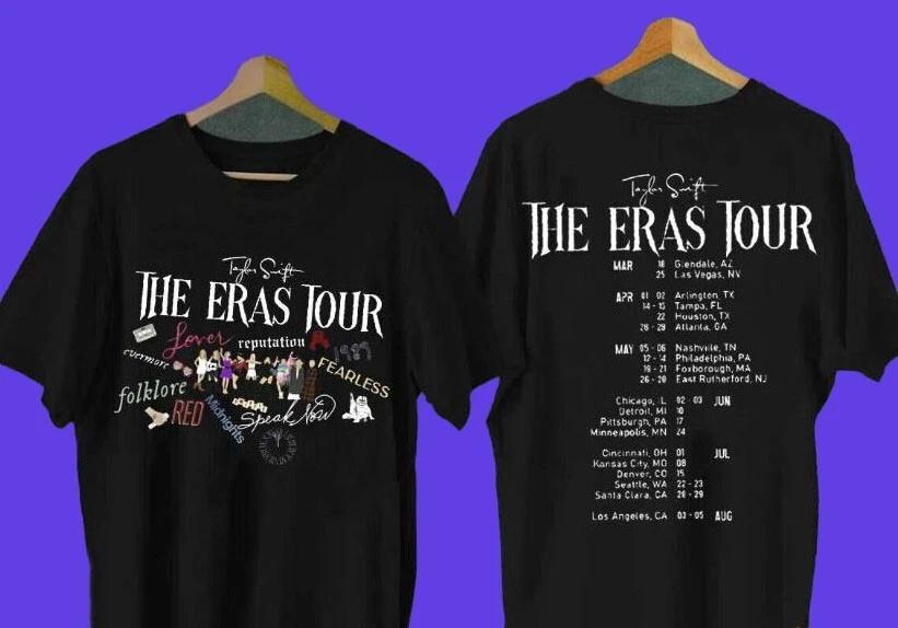 Футболка The Eras Tour 2 Side, Футболка US Tour 2023